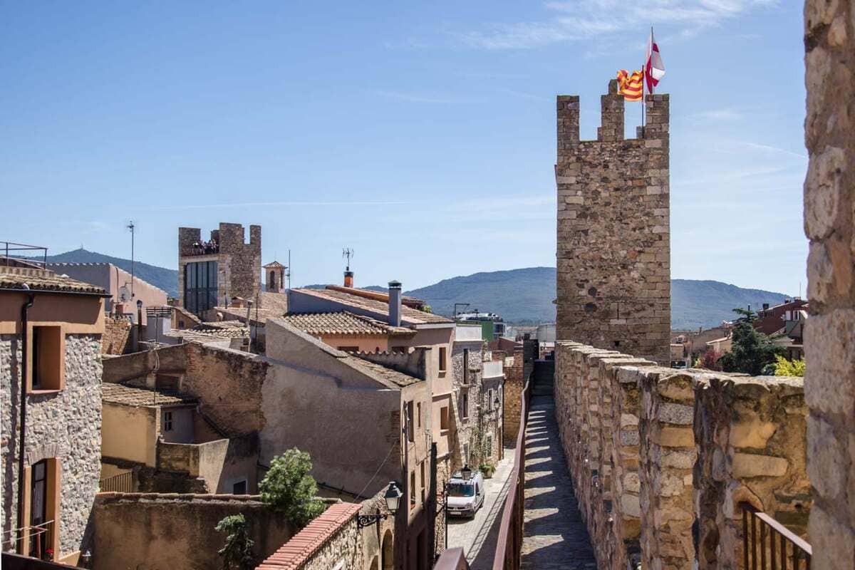 Muralla de Montblanc en epoques de nadal