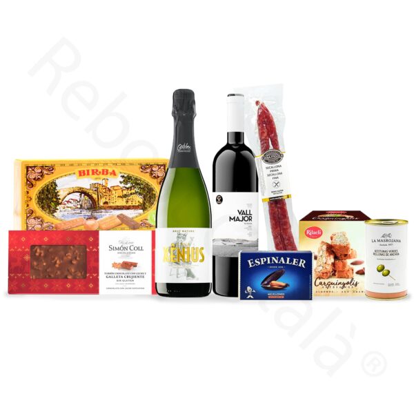 Lot de Nadal amb vi i cava P0802