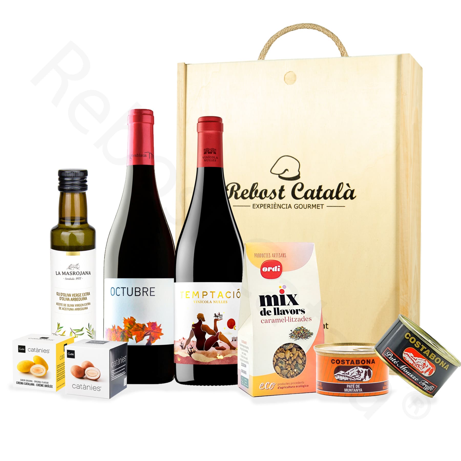 Regalo Gastronómico con 2 vinos P0806