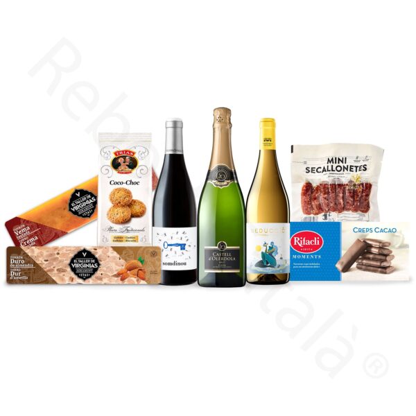 Lot de Nadal amb 3 botelles P0877