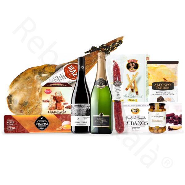 Lot de Nadal amb espatlla Duroc variat P1043